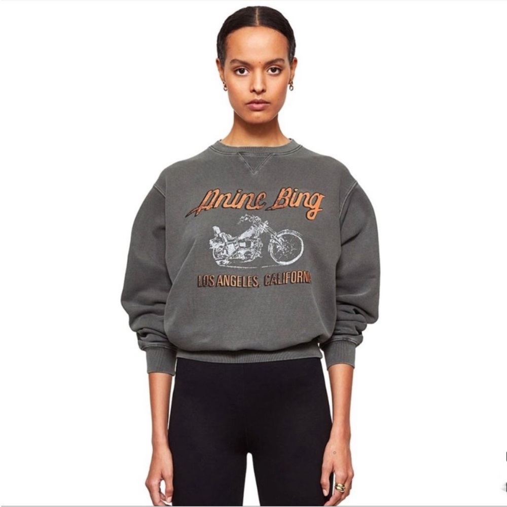Anine Bing Ramona Motorcycle Sweatshirt